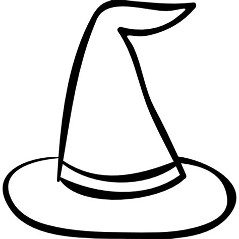 cartoon witch hat|outline of witches hat.